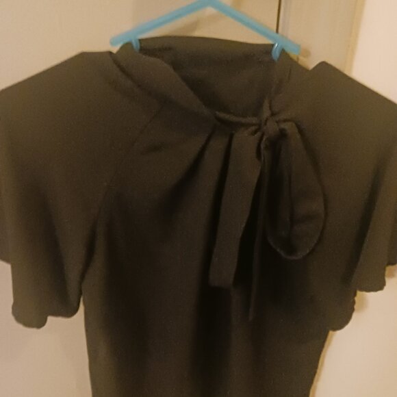 Black bow blouse - Picture 2 of 3